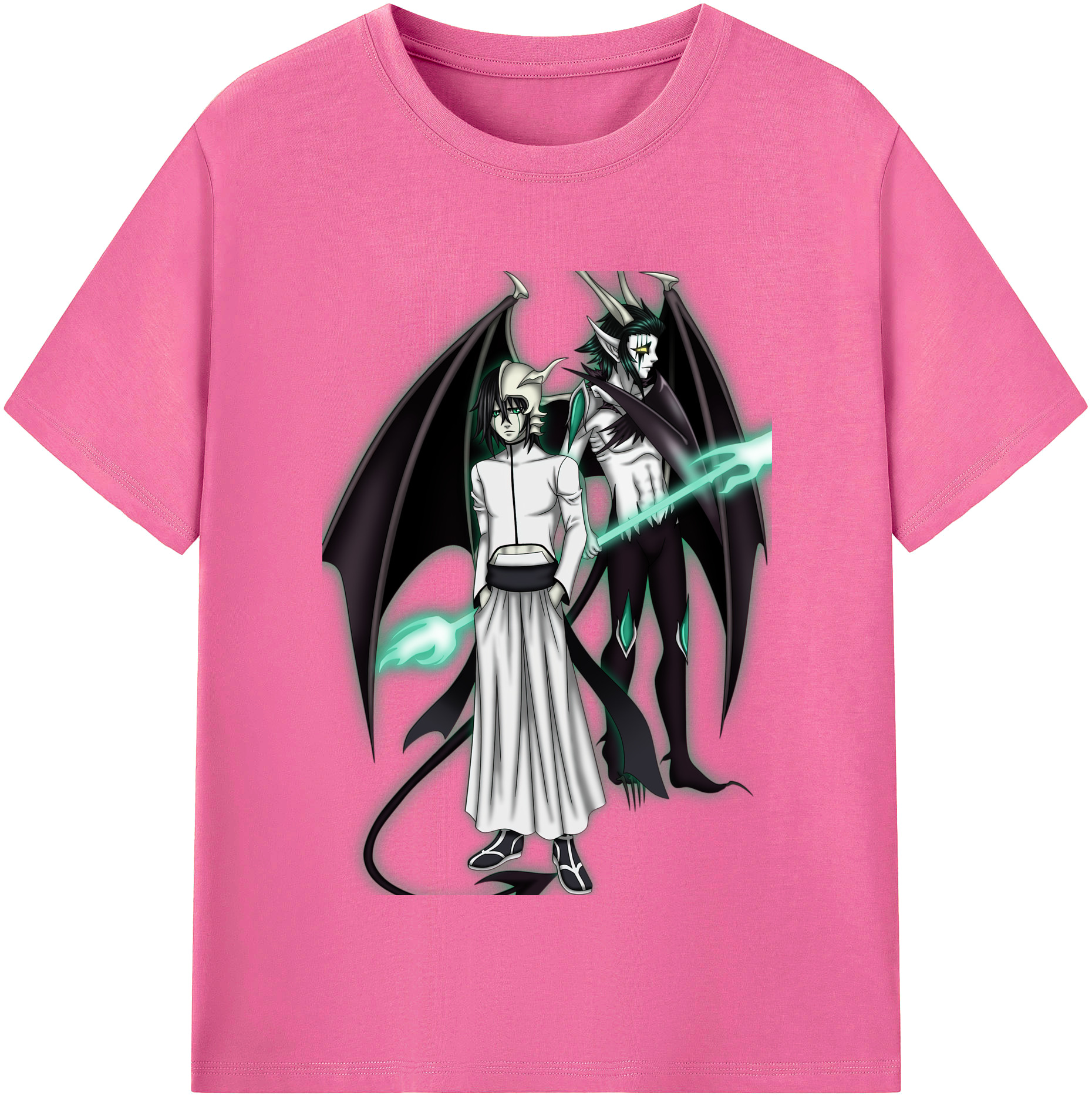 （画像用） ブリーチ ウルキオラ·シファー BLEACH Ulquiorra cifer レディースカジュアルプリントTシャツ（綿100％）